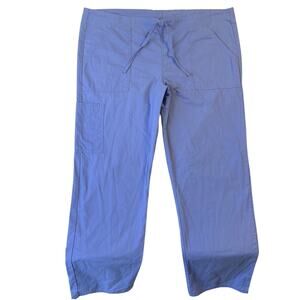 Scrubstar Men Scrub Pants M Ciel Blue PO#93643 30" Inseam Drawstring Pockets